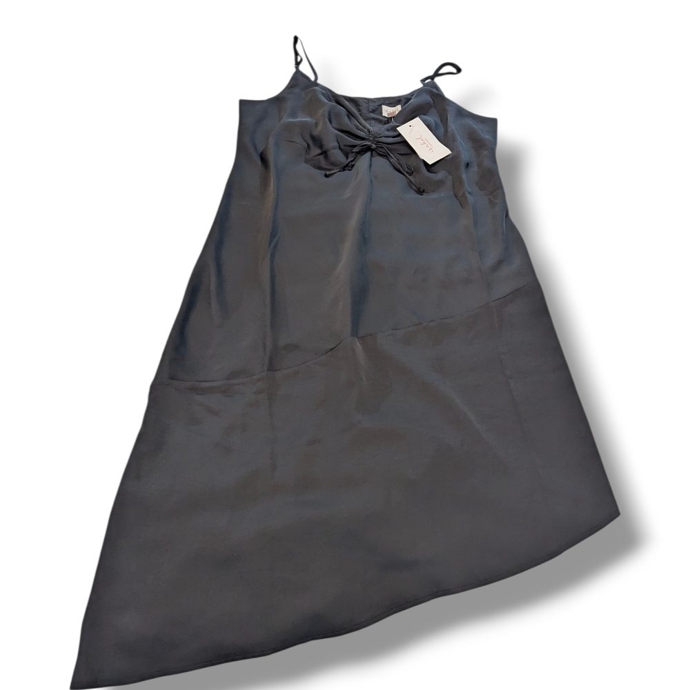 NWT Isabel Maternity by Ingrid & Isabel Asymmetrical Black Dress, Size Large